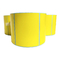 サーマル プリンターのための防水ラベル ペーパー ロール色の円形の黄色い乗客名簿